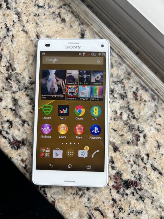 Sony Xperia Z3 Compact D5803 white nou nout ,functional orice retea!