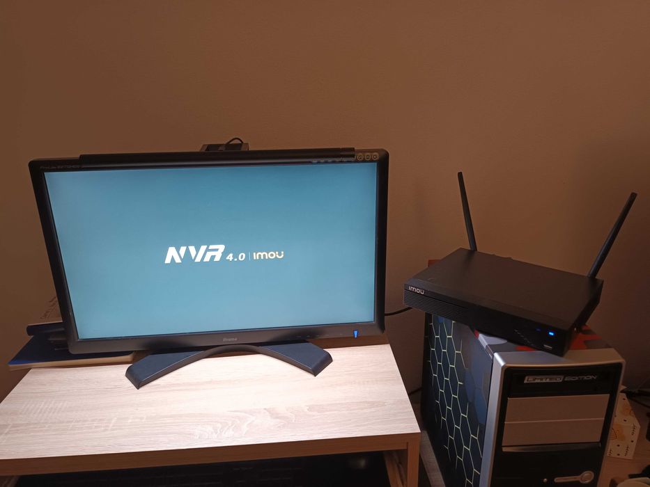 Kit Complet Supraveghere Wi-Fi IMOU Dahua - 4 Camere + NVR + 4 Alimentatoare NOI - Gata de Montaj