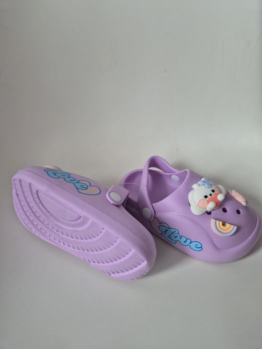Papuci crocs copii fete cu jibbitz