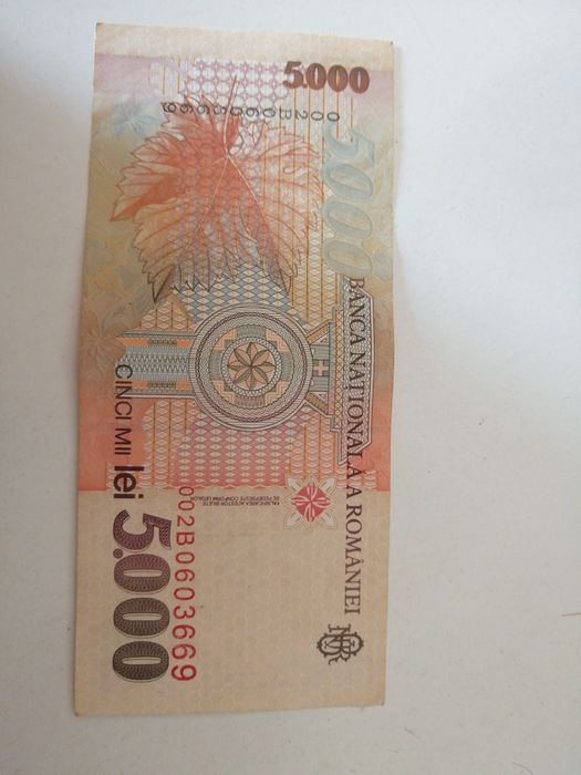 Bancnote vechi de 5000 lei