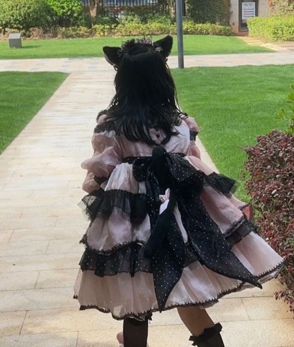 Платье нарядное «Кошка» для девочки