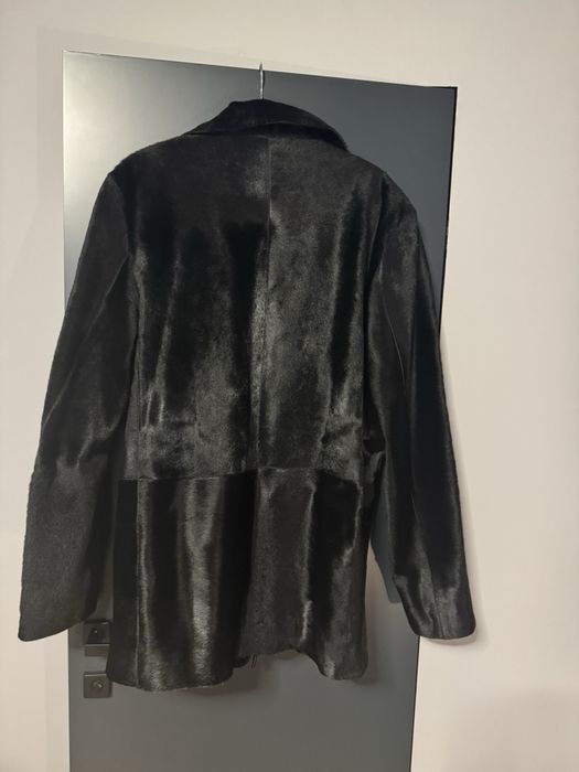 Demmy leather and fur яке/палто от косъм