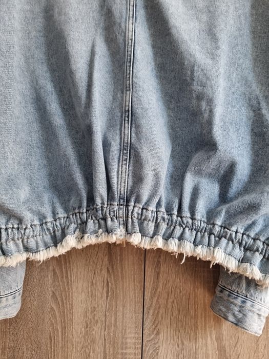 Дамско дънкено яке,светъл деним