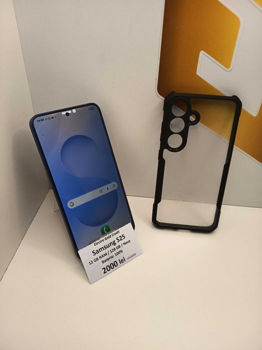 Samsung S25 5G 12GB RAM/128GB/Navy/Bateria 100% ID10030