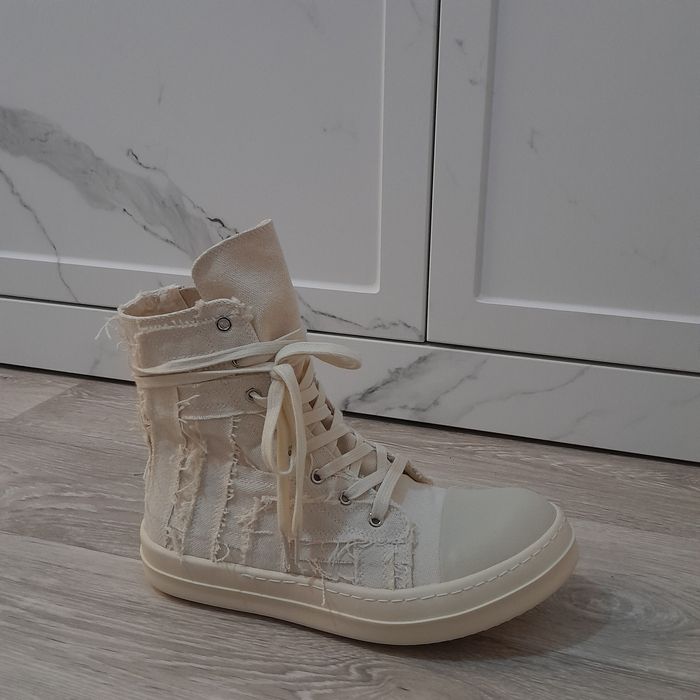 rick owens distressed ramones