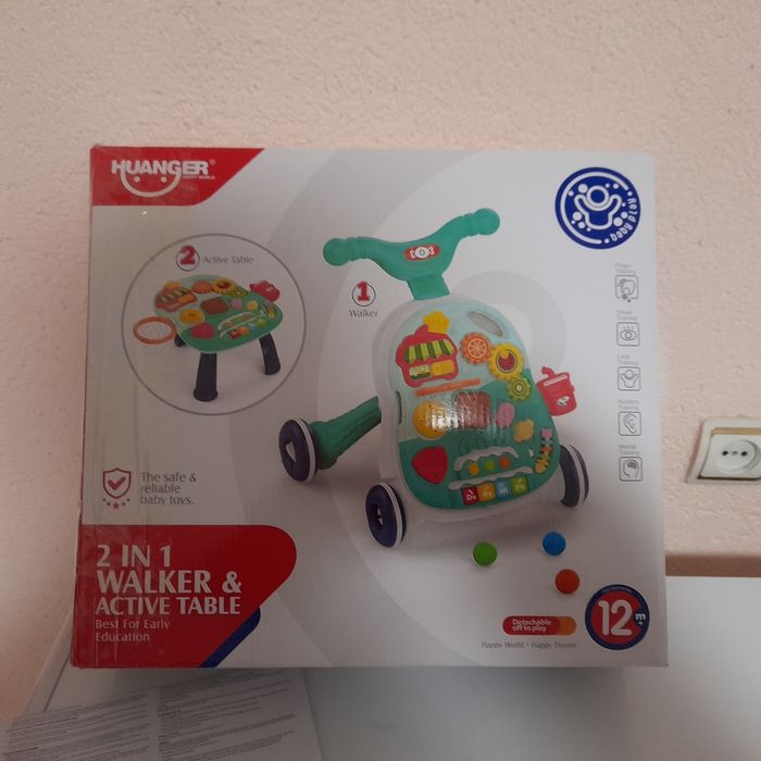 Беговел детский два в одном и ходунок