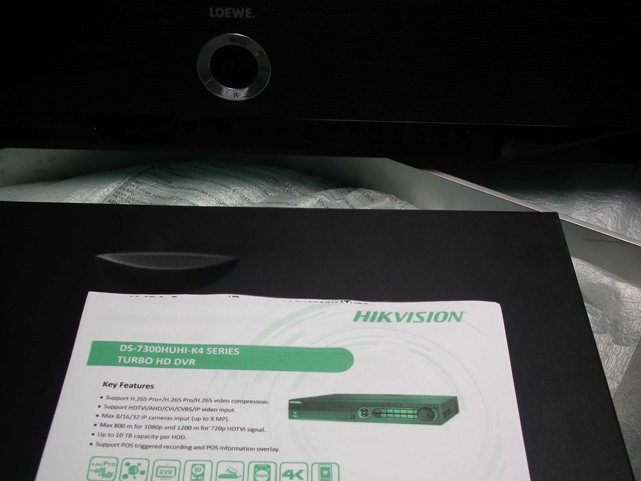 професионален 16 канален HD-TVI рекордер Hikvision DS-7316HUHI-K4 8МР