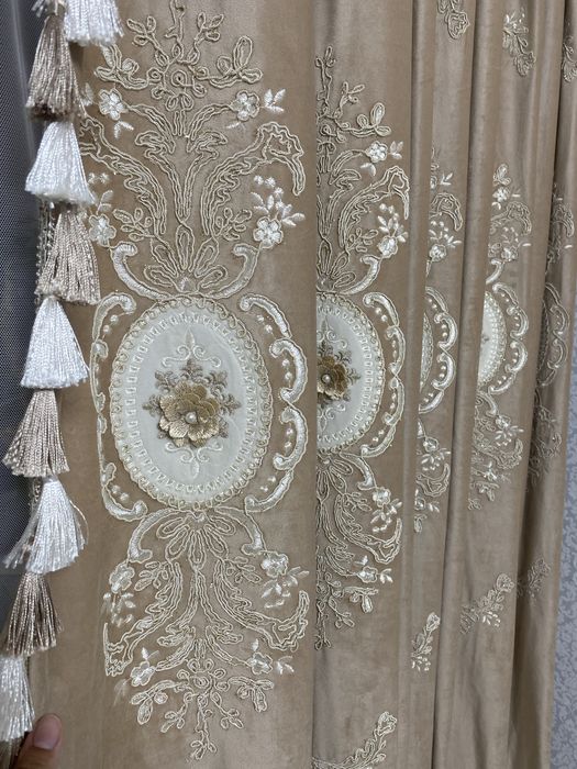 Продам штор с тюлью