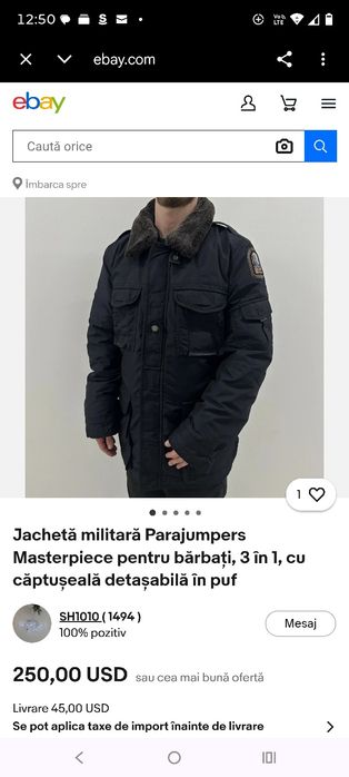 Geaca Parajumpers barbateasca,marime L