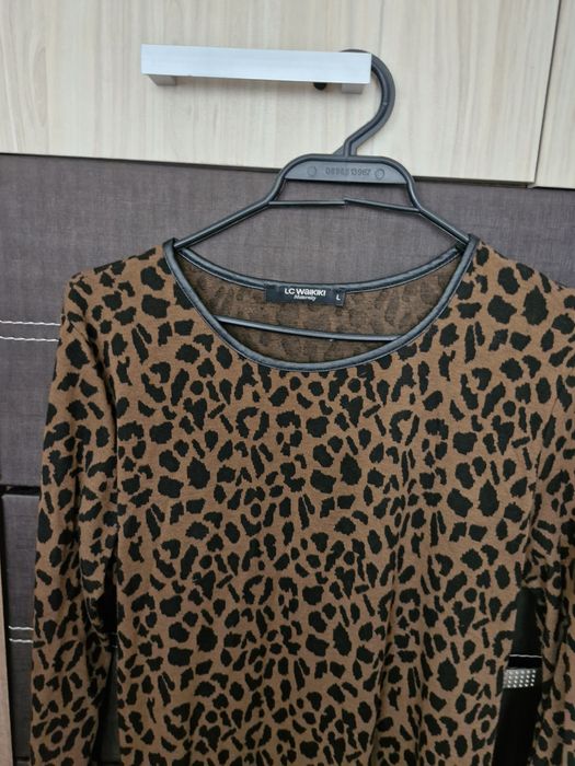 Дамска рокля с животински принт