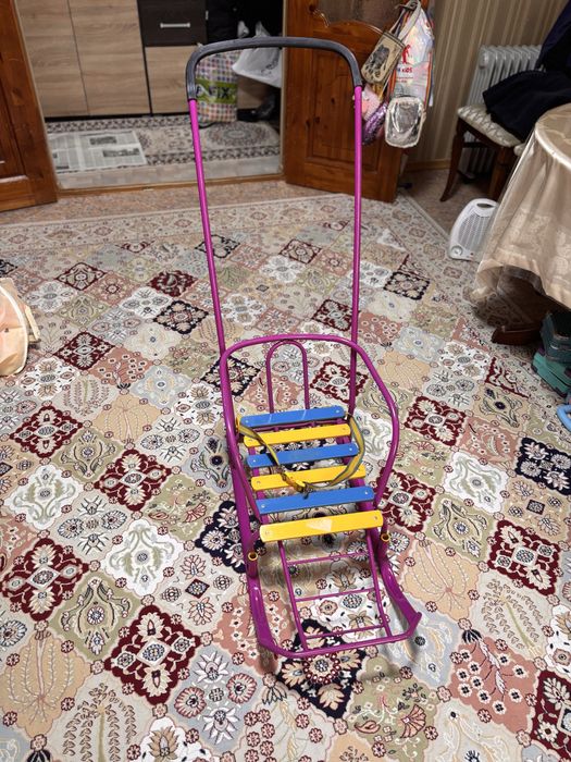 Санки с колесиками