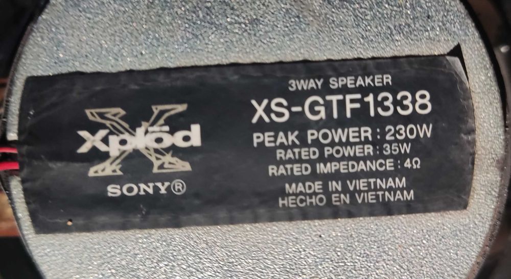 Автомобильные динамики Sony