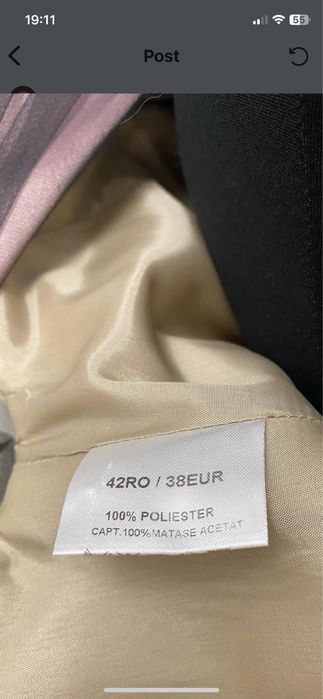 Rochie lunga saten di dantela ocazie