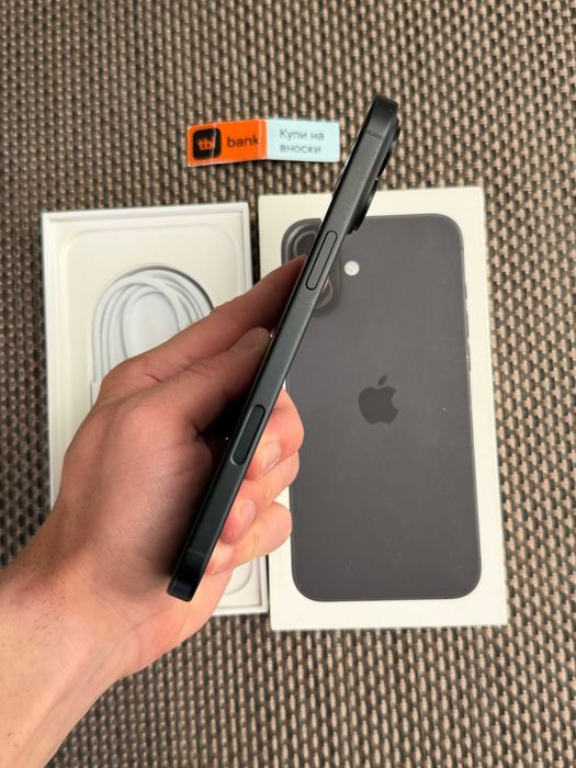 КАТО НОВ! iPhone 16 Plus Лизинг от 21€/мес  BLACK / 128GBГаранция! черен
