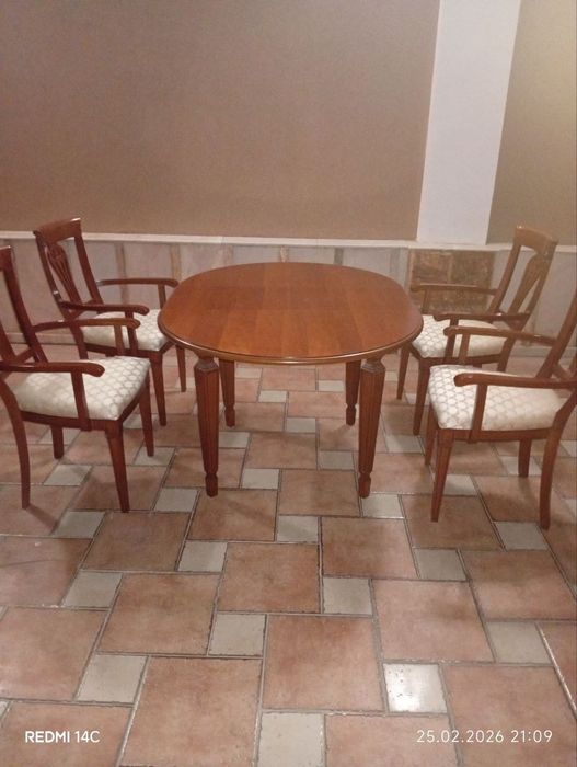 Мебель стол стул 4 кишилик