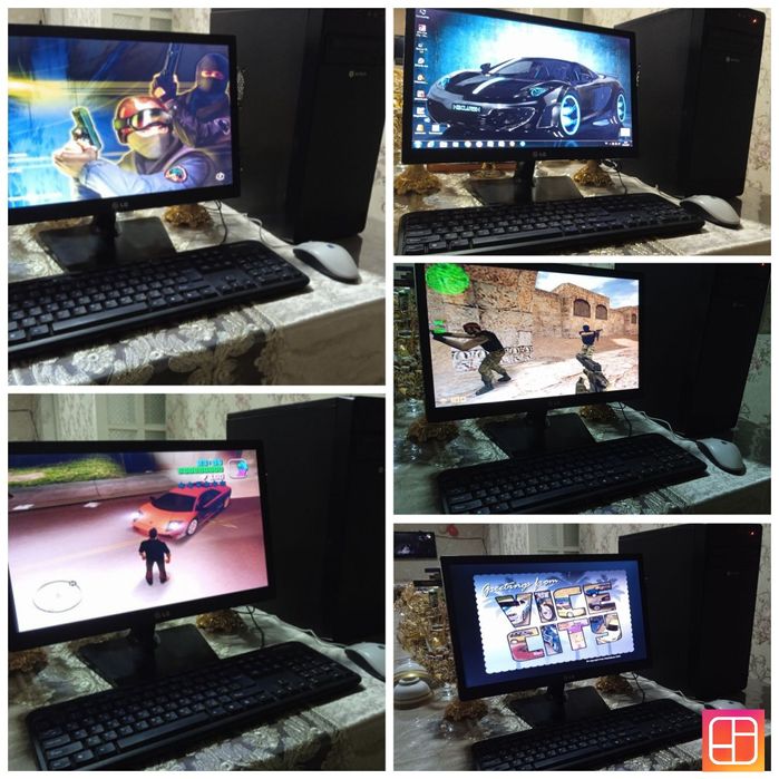 Продаётся настольный компьютер
монитор LG 19Led 
Соби