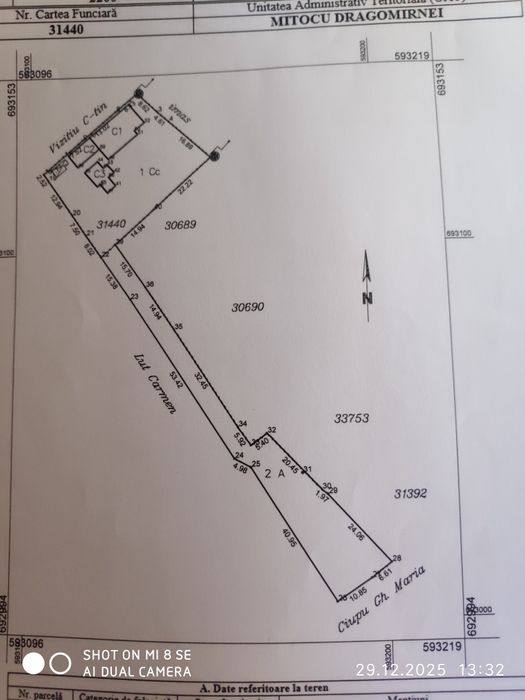 Vând casă în Mitocul Dragomirnei