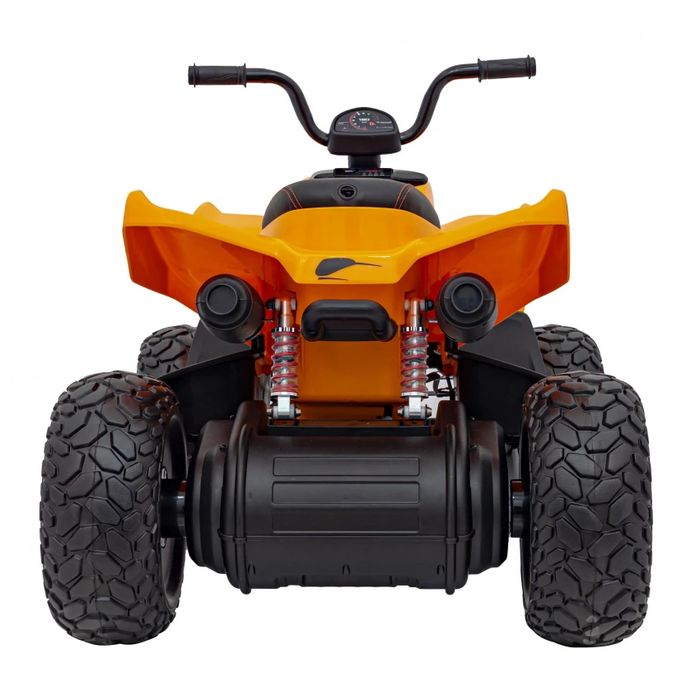 ATV electric pentru copii, 109cm, 4x4, roti moi, Racing, Orange,
