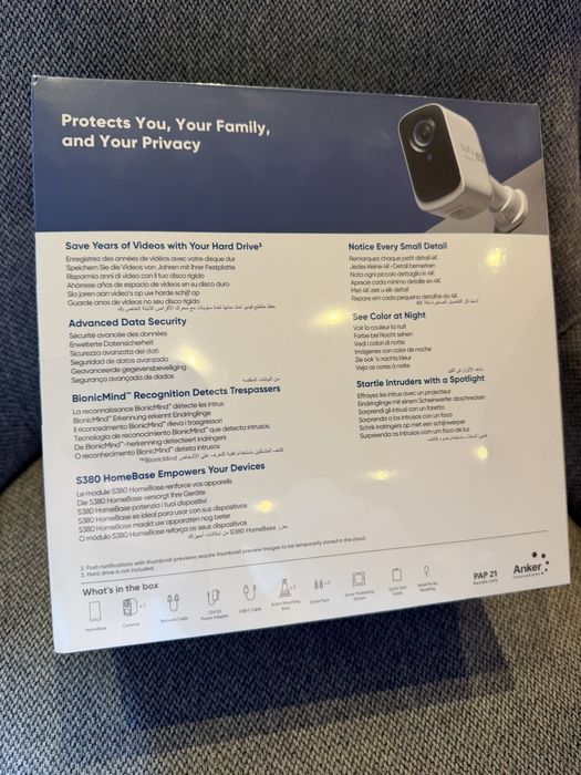 Kit supraveghere video eufyCam 3C S300 4K Ultra HD Nightvision Homebase 3 + 2 camere video eufyCam 3C