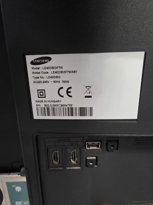 Vand TV samsung functional