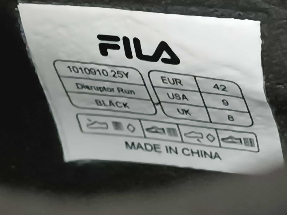 Маратонки FILA 42 Disruptor RUN