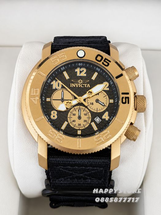 INVICTA Orpheus gold 50 mm, Инвикта нов мъжки часовник