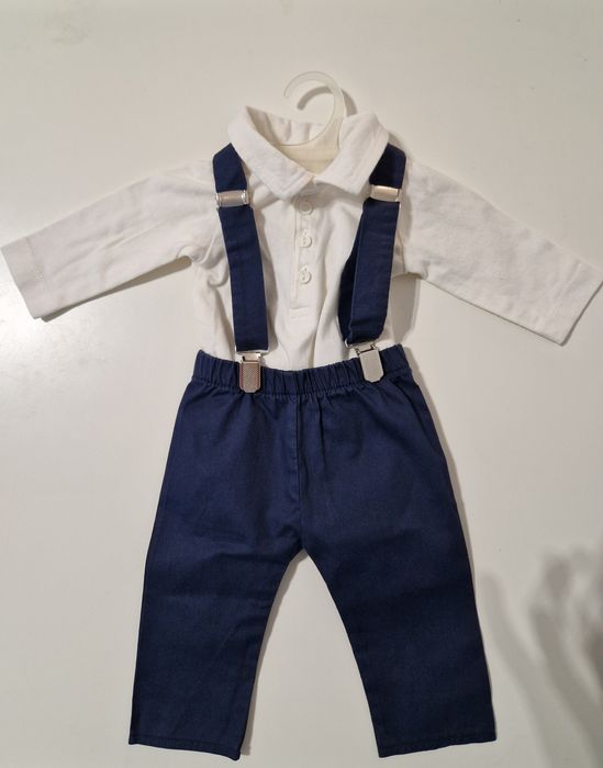 Комплект за изписване на момче 50 размер и два костюма 1-3м и обувки