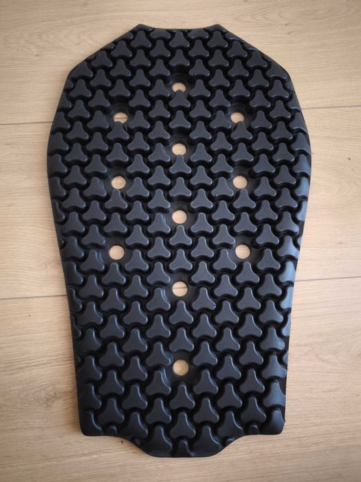 Protecție Armura Spate Level 2 Viscoelastica Sas Tec Triple Flex Neagra Moto Motocicleta Scooter ATV Trotineta