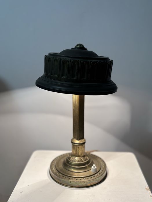 Veioza bronz Art Deco interbelica