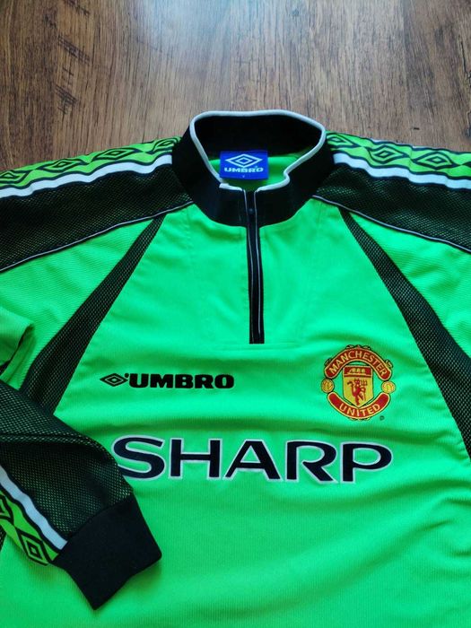UMBRO Manchester United 1998-99 Retro Goalkeeper-футболна ретро  М-Л