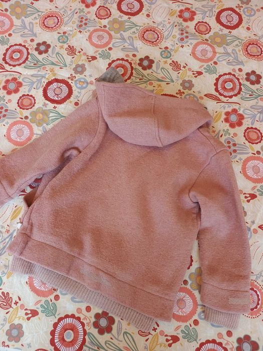 Palton Parka Disana lână organică, 110-116, copii 4-5 ani, impecabilă