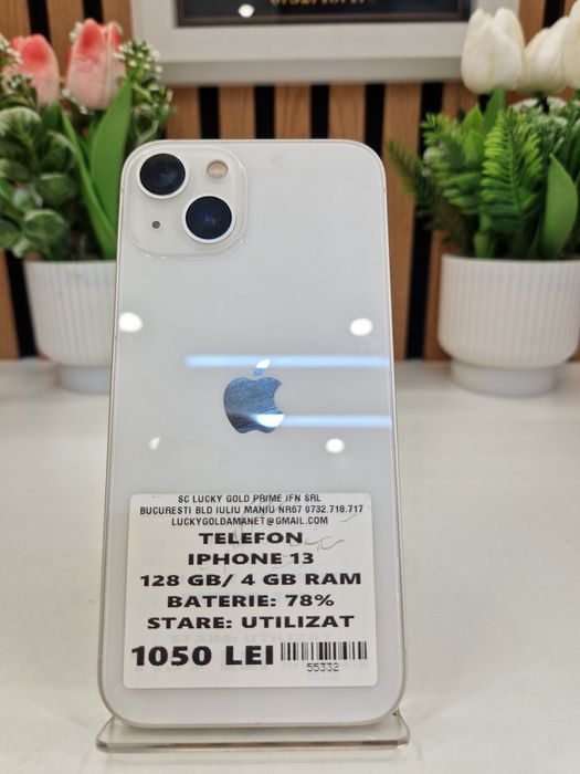 Iphone 13 128GB / 4GB RAM 78% Baterie Garantie! #55332