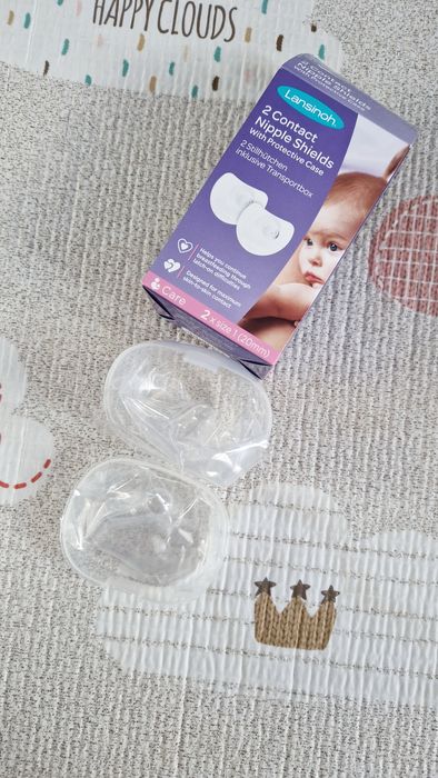 Силиконови предпазители + Подплънки за еднократна употреба - Lansinoh