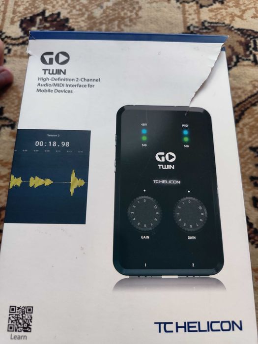 TC Helicon Go Twin Interfață audio iOS și Android