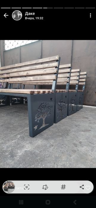 Скамейки уроно бесетки