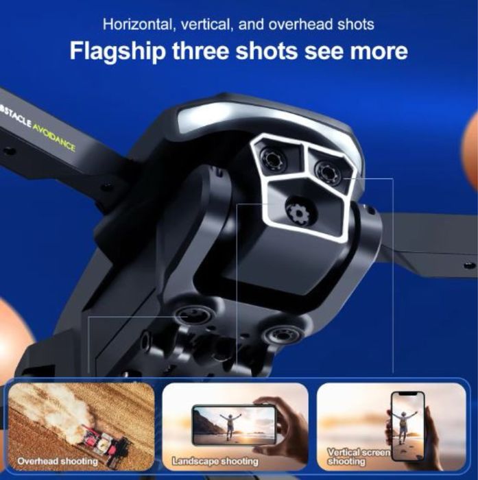 Радиоуправляем дрон с 4K HD камера и три камери S82