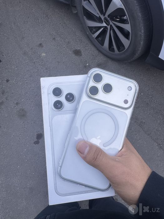 Iphone 17 pro max  silver