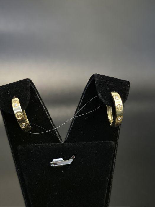 Золото 585  Серьги