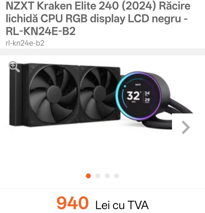 Racire lichidă NZXT Kraken Elite 240 (2024)