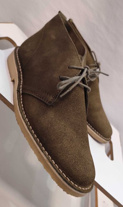 Ghete chukka 43 premium Pier One piele naturala moale verde