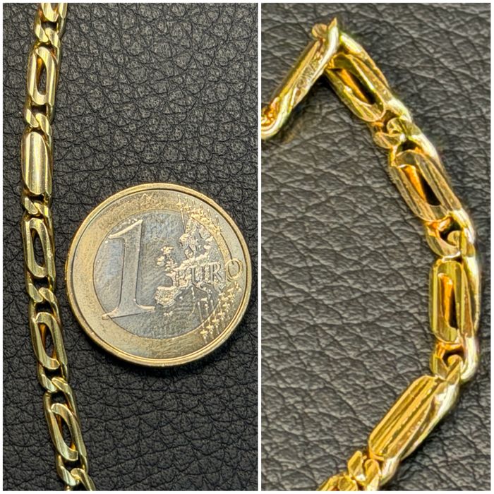 Златен Ланец ЧИСТО НОВ синджир  златно ланче 14 к 585 gold zlato lanec