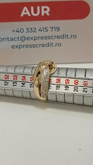 Inel aur 14K 3.53gr [AG24 Harlau b.45239.2) - Garantie 2 ani!
