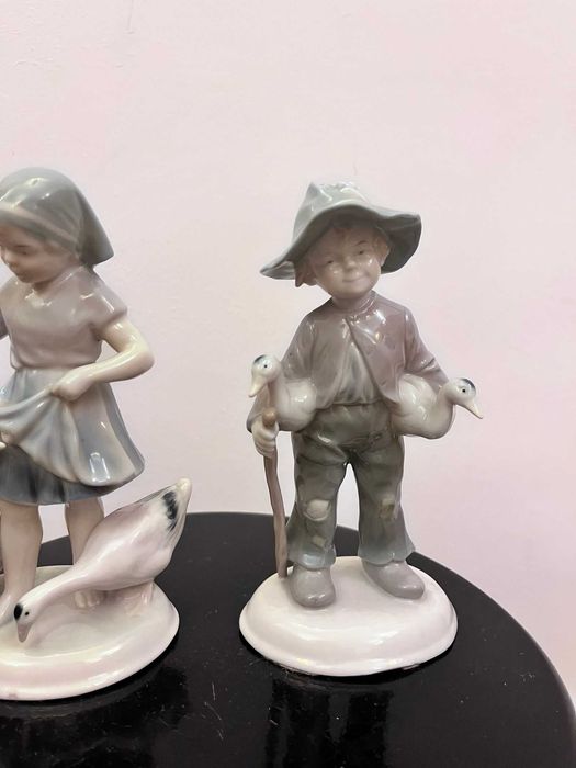 Set statuete bibelouri germane MO Metzler & Ortloff bibelou figurina