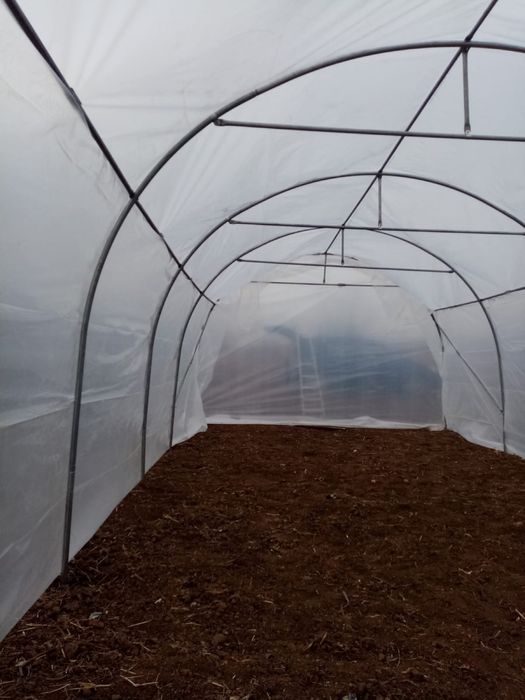 Sera/solar legume gradina teava zincata galvan. , folie 170 microni