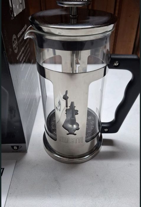 Френска преса Preziosa Bialetti 1 л,8 чаши,кафе,чай