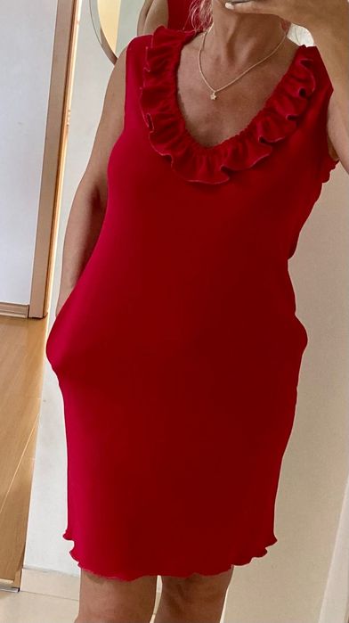 Rochie roz inchis noua