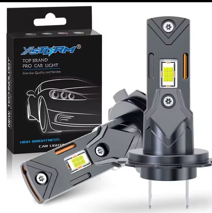 Set 2 Leduri H7 CanBus , Becuri Auto H7 LED 6500k / 70W Super White