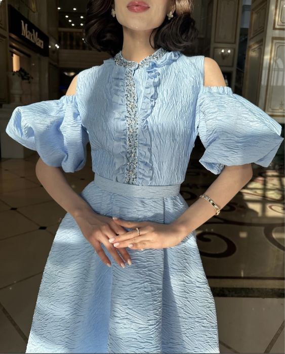 Нежное воздушное платье