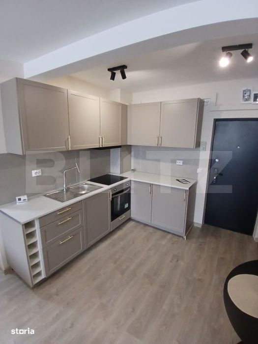 Apartament 2 camere open space, utilat si mobilat modern