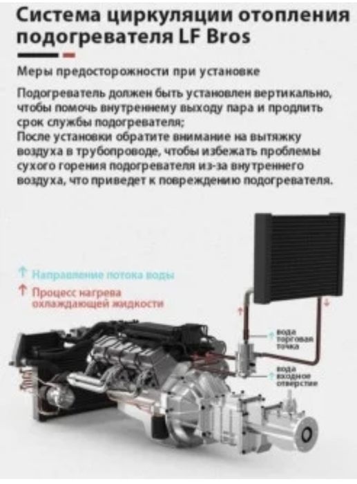 Подогрев двигателя. 3000кВ/2200кВ/1500W